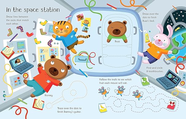 Wipe-Clean Space Activities (Wipe-Clean Activities)